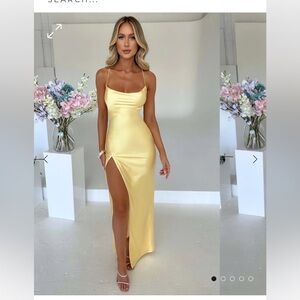 Babyboo Fashion MISHA MAXI DRESS - LEMON